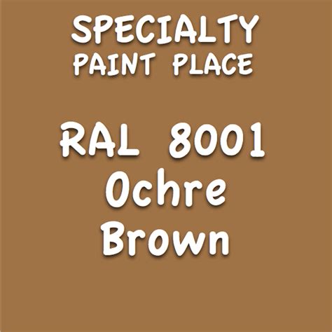RAL 8001 Ochre Brown 16oz Aerosol Can