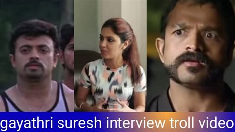 Gayathri Suresh Interview Troll Video On