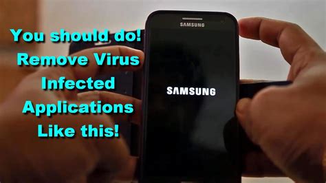 How To Remove Virus Infected Applications From Android Device Youtube