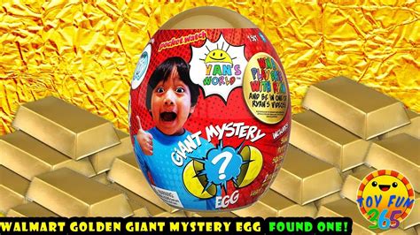 Ryans World Gold Giant Mystery Egg Online Toy Hunt For Walmart