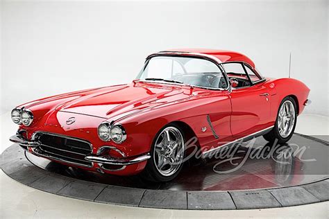 Shiny Red And Chrome 1962 Chevy Corvette Is An Ls6 Powered Mechanical