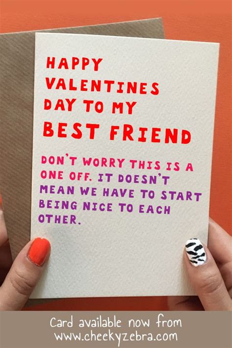 Dont Worry Valentines Letter Cards For Friends Funny Valentine