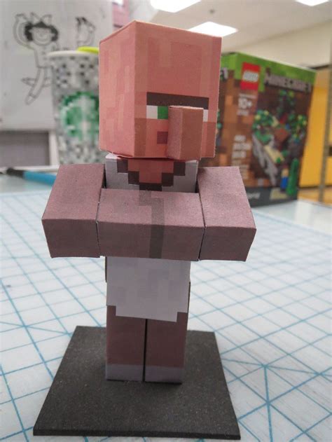 Minecraft Papercraft Villager By Hernandroid On Deviantart Paper 0370