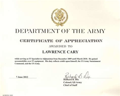 Army Certificate Of Completion Template Unique Army Certificate Of