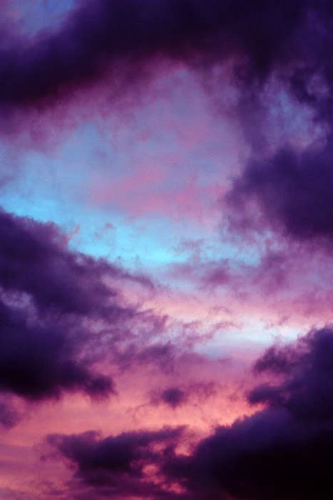 Sky Blue Pink Purple Sunset Vertical Your P3nis
