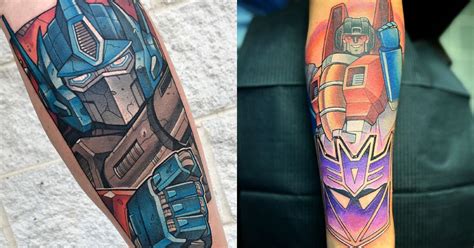 There really is no standard amount when it comes to tipping tattoo artists. Tranformers Tattoos - Tattoo Ideas, Artists and Models
