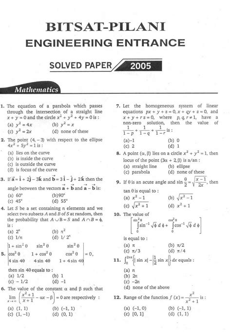 Srmeee Previous Year Question Papers Download 2022 2023 Eduvark Pdf