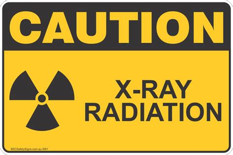 Caution X Ray Radiation Safety Sign And Stickers Warning Stickers