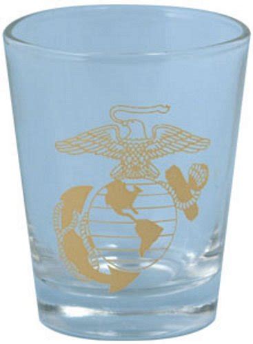 u s marine corps ega shot glass military wives store