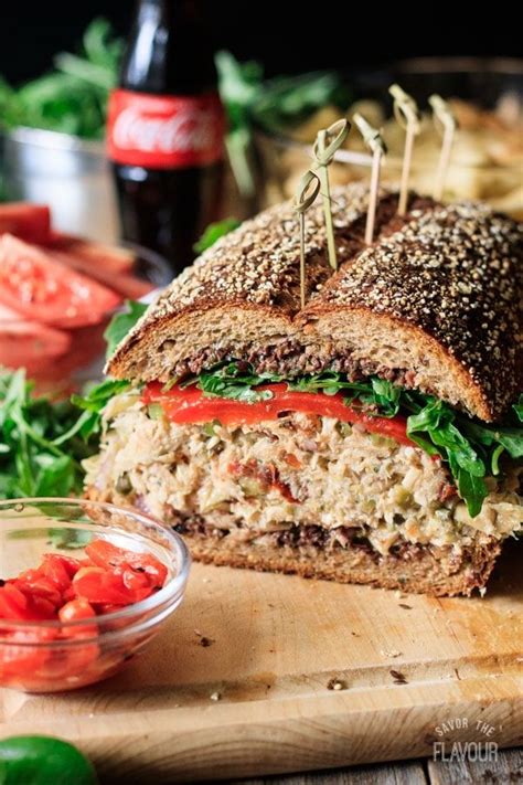 Sicilian Tuna Salad Sandwich Recipe Soup And Sandwich Fish Dinner