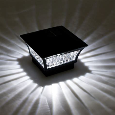 It also saves money by allowing you to turn off a few electric lights and use solar though these light posts usually light up driveways and front yards when night falls, you can combine them with scrap wood, old wooden posts or even. GreenLighting Aluminum Solar Post Cap Light - 4x4 Wood or ...