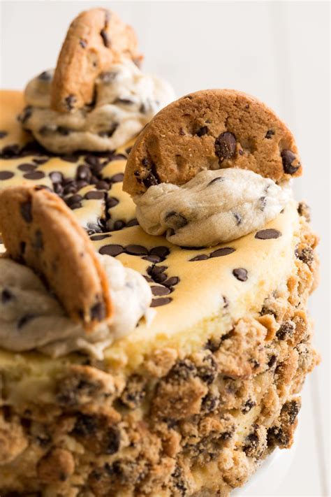 this chocolate chip cookie dough cheesecake recipe is all you need