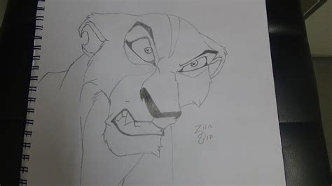 The Lion King Drawing Zira Youtube