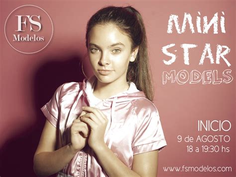 Fs Modelos Incorpora Nuevo Curso Mini Star Models Para Niños Entre 5