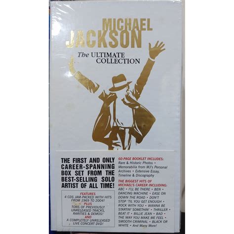 Box Michael Jackson 4 Cds1 Dvd The Ultimate Collection Original