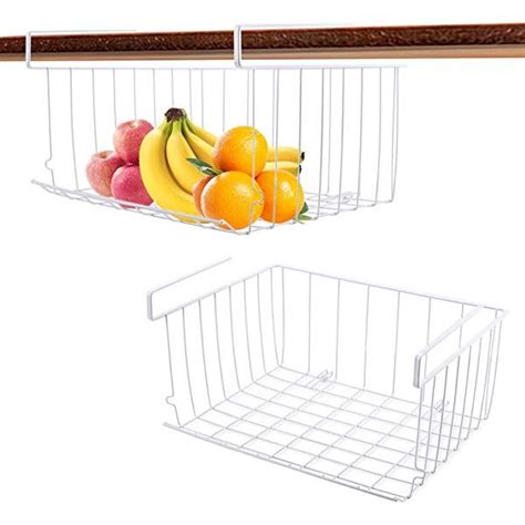 Etagere suspendue salle de bain. Paniers Suspendus en Métal, Panier de Rangement Panier ...
