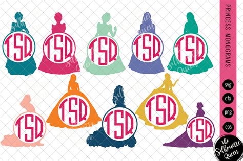 Free Free 254 Disney Princess Monogram Svg SVG PNG EPS DXF File