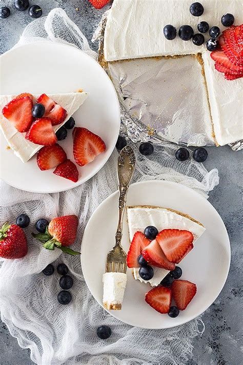This No Bake Vanilla Cheesecake Is Incredibly Smooth Light And Airy