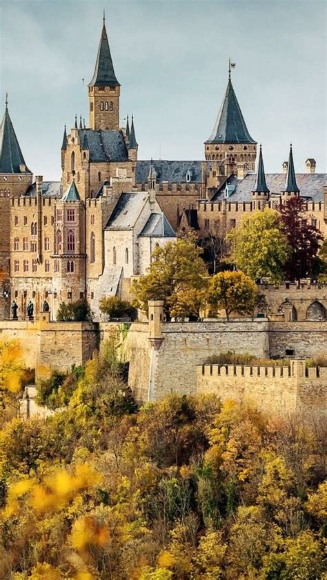 Hohenzollern Castle At Fall Backiee