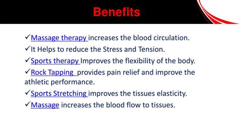 Ppt Perform Athletic Recovery Center Massage Therapy Sports Massage Powerpoint