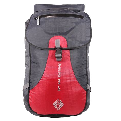 Aqua Quest Stylin Pro Backpack 100 Waterproof 30 L Charcoal Or Red Continue To The