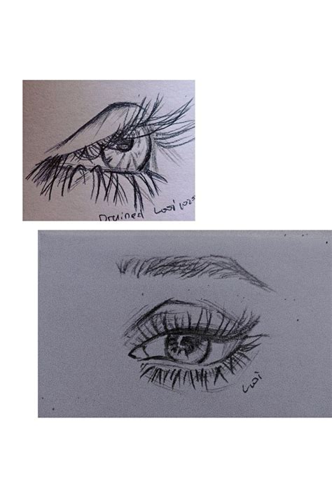 Sleepy Eyes Drawing Eye Drawing Sleepy Eyes Drawings