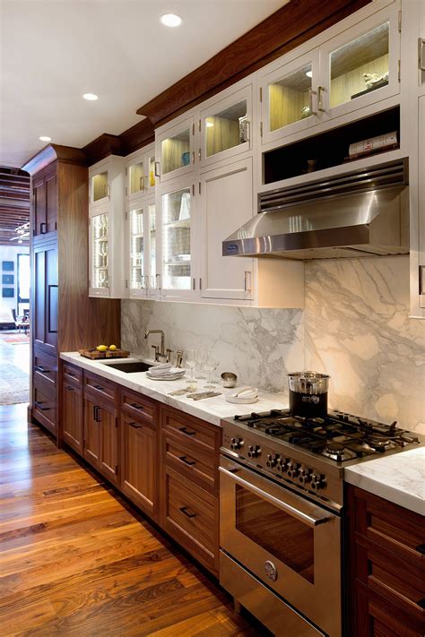 This Beautiful Walnut Kitchen Was Designed And Installed By Mckb The