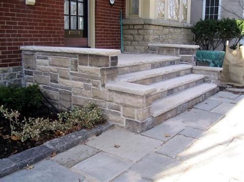 Stone Stoop For A Welcoming Entrance