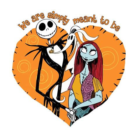 Jack And Sally Svg Nightmare Before Christmas Valentine Love Etsy