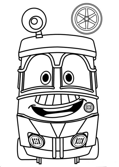Robot train jeffrey cartoon coloring pages coloring pages. Robot Trains para imprimir y colorear