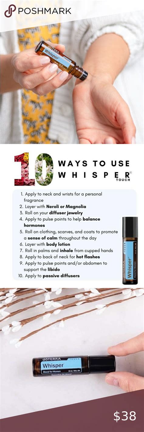 Whisper Touch Doterra Blend For Women Essential Oil New Sealed And