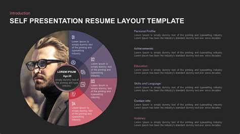 Self Presentation Powerpoint Template Creative Resume