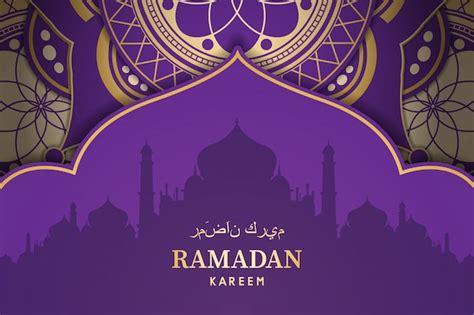 Premium Vector Ramadan Kareem Banner Design Islamic Background