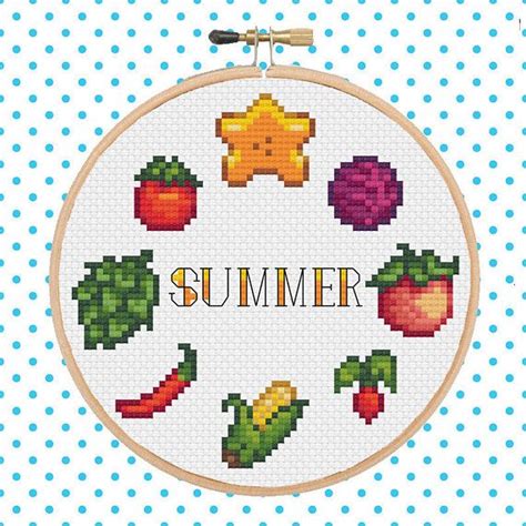 Check spelling or type a new query. Stardew Valley - Summer Crops Cross Stitch Pattern Pixel ...
