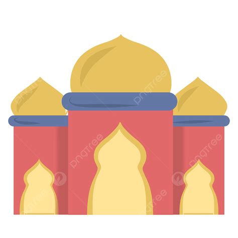 Mosques Clipart Transparent Png Hd Red Mosque Illustration Mosque