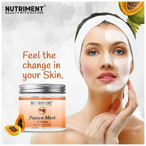 Buy Nutriment Papaya Face Mask Organic Paraben Cruelty Free
