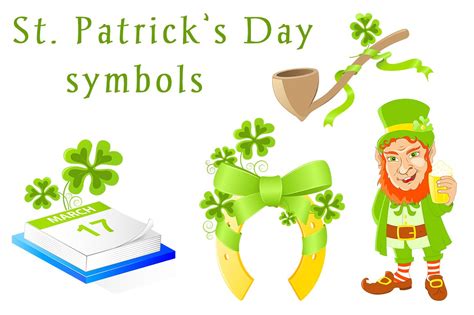 The father, the son and the holy spirit. St. Patrick's Day symbols | Pre-Designed Illustrator ...
