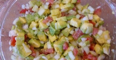 Ensalada De Aguacate Tomate Y Cebolla Receta De Mayerlin Manjarres