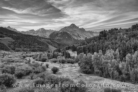 Black And White Of Mount Sneffels 1 Mount Sneffels Images From Colorado