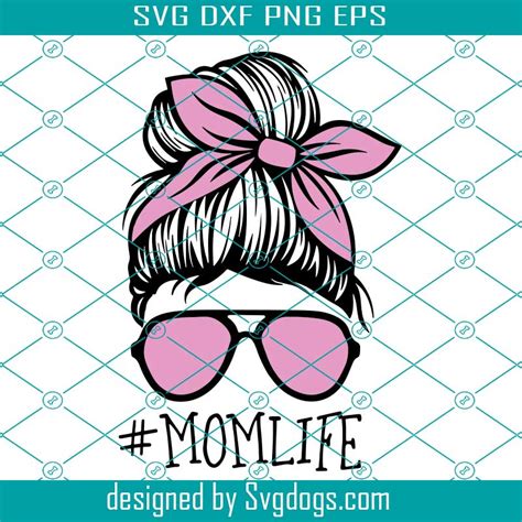 Available for download now product code: Layered Mom Skull Svg, Messy Bun Svg, Skull Svg, Mom life ...