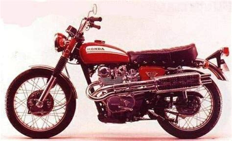 La moto honda cl450 scrambler 1974. Honda CL450