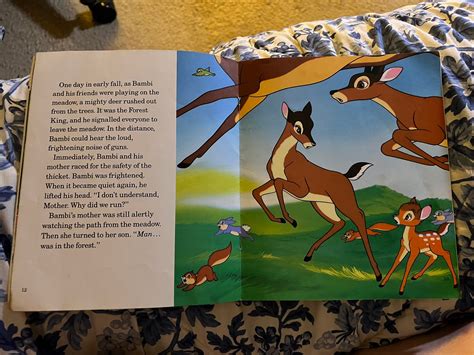 Disneys Bambi Read Along Book No Cassette Etsy