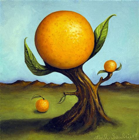 Orange Tree Painting By Leah Saulnier The Painting Maniac Fine Art