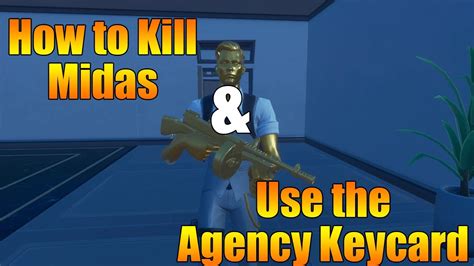 How To Kill Midas Mythic Drumgun And Use The Agency Keycard In Chapter