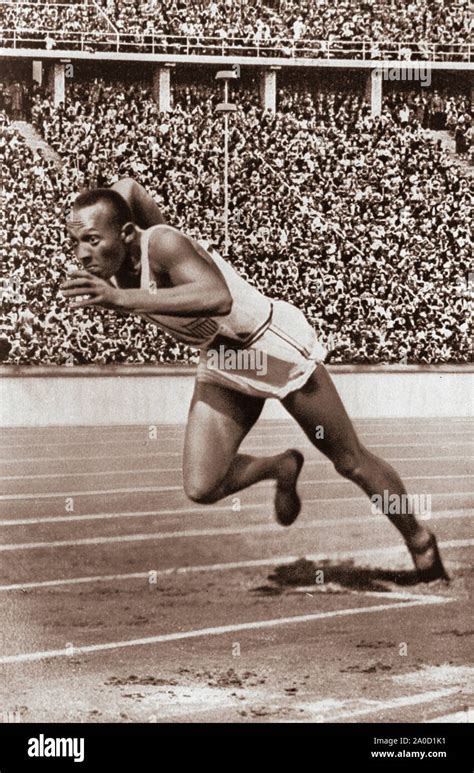 Jesse Owens Wins Four Gold Medals In The 1936 Summer Olympics In Berlin