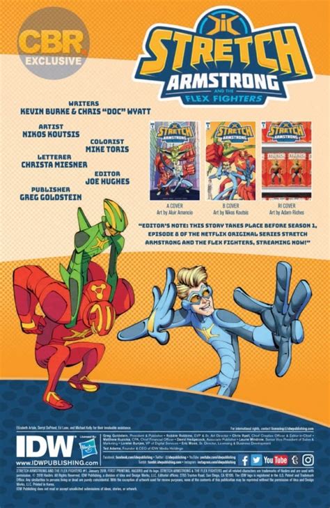 Primer Adelanto De Stretch Armstrong And The Flex Fighters 1