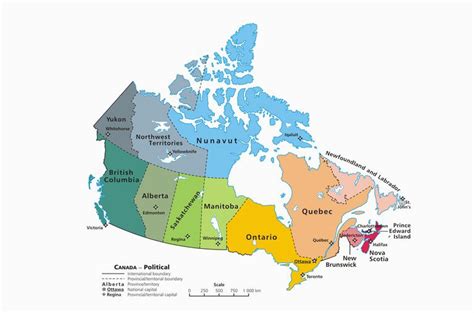Canada Map Provinces And Capital Cities Secretmuseum