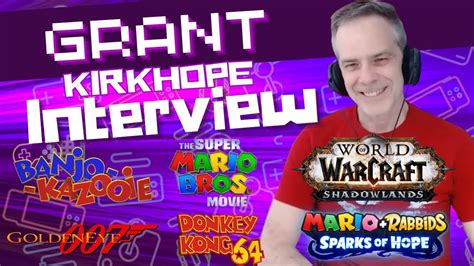 Grant Kirkhope Full Interview Donkey Kong 64 Banjo Kazooie Mario