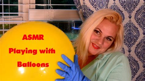 Asmr Playing With Balloons And Latex Gloves Youtube