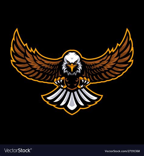 Eagle Mascot Logo Royalty Free Vector Image Vectorstock